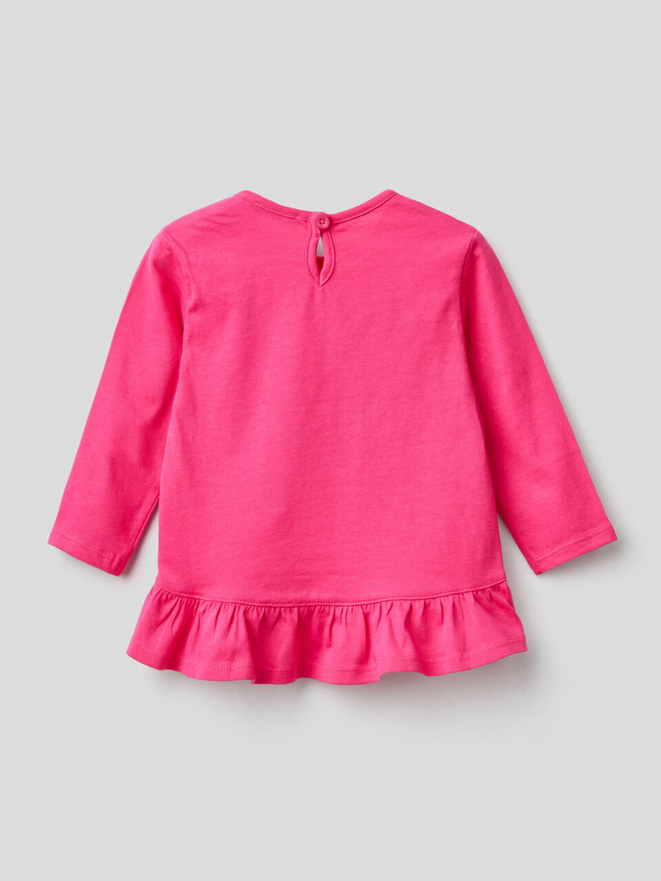 Long sleeve t-shirt with frill image number 2