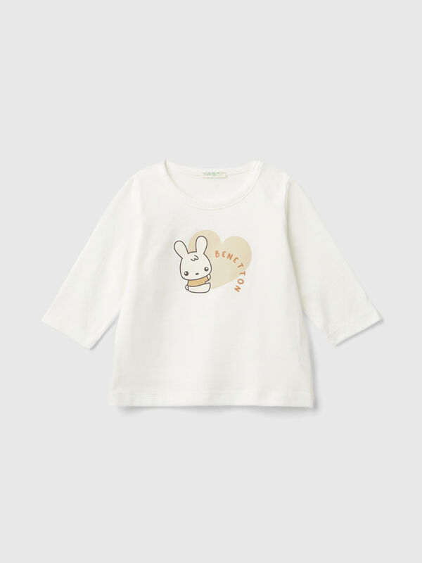 T-shirt in warm organic cotton New Born (0-18 months)