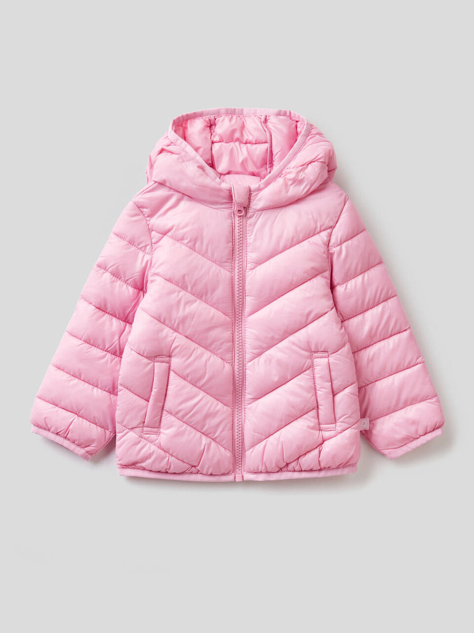 Zip-up quilted jacket image number 1