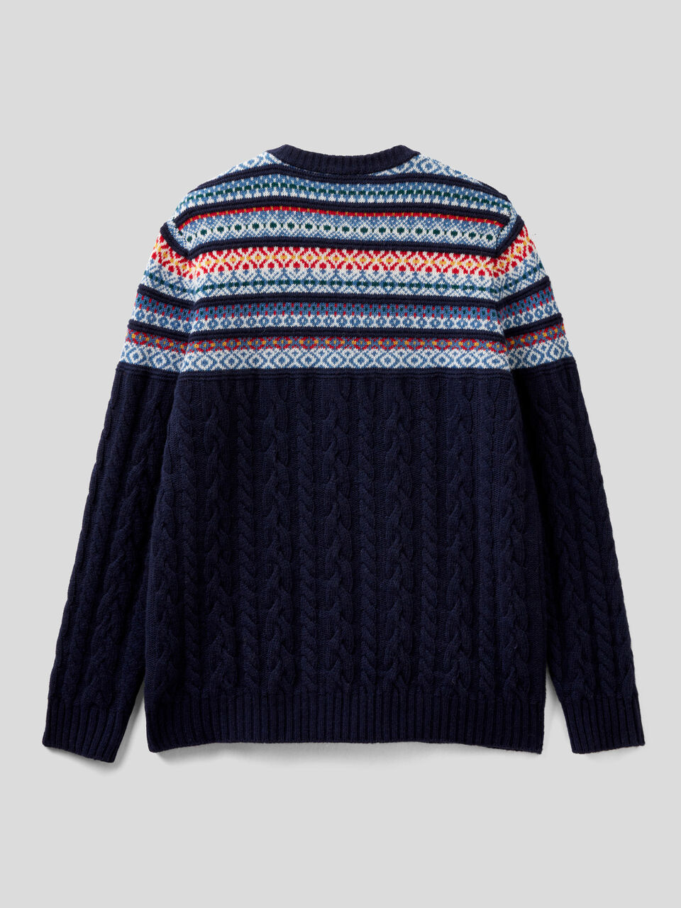 Knit sweater in wool blend image number 2