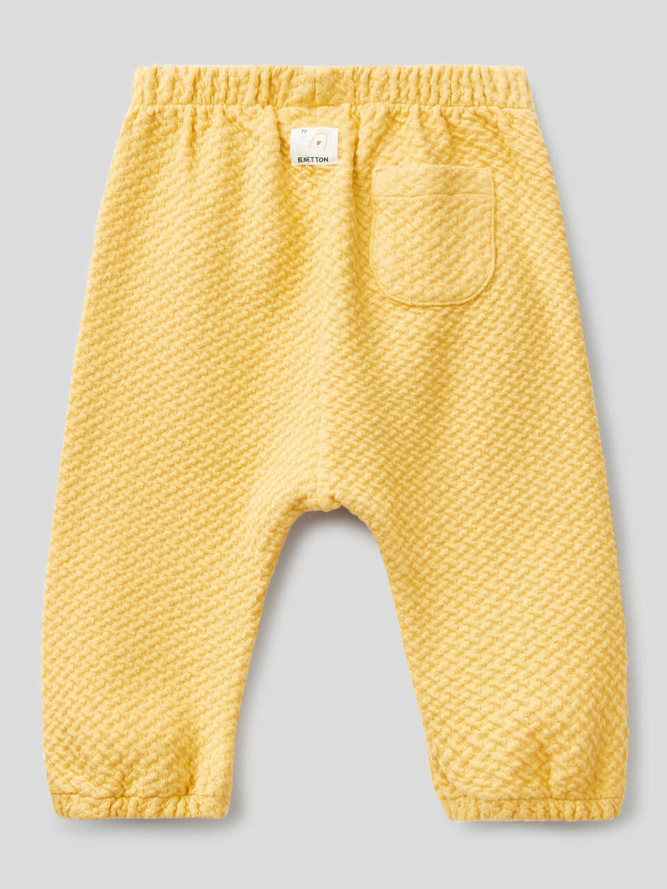 Trousers in knit stretch organic cotton image number 2