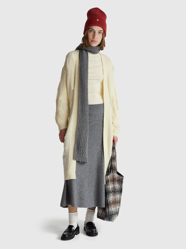 Knit midi skirt Women