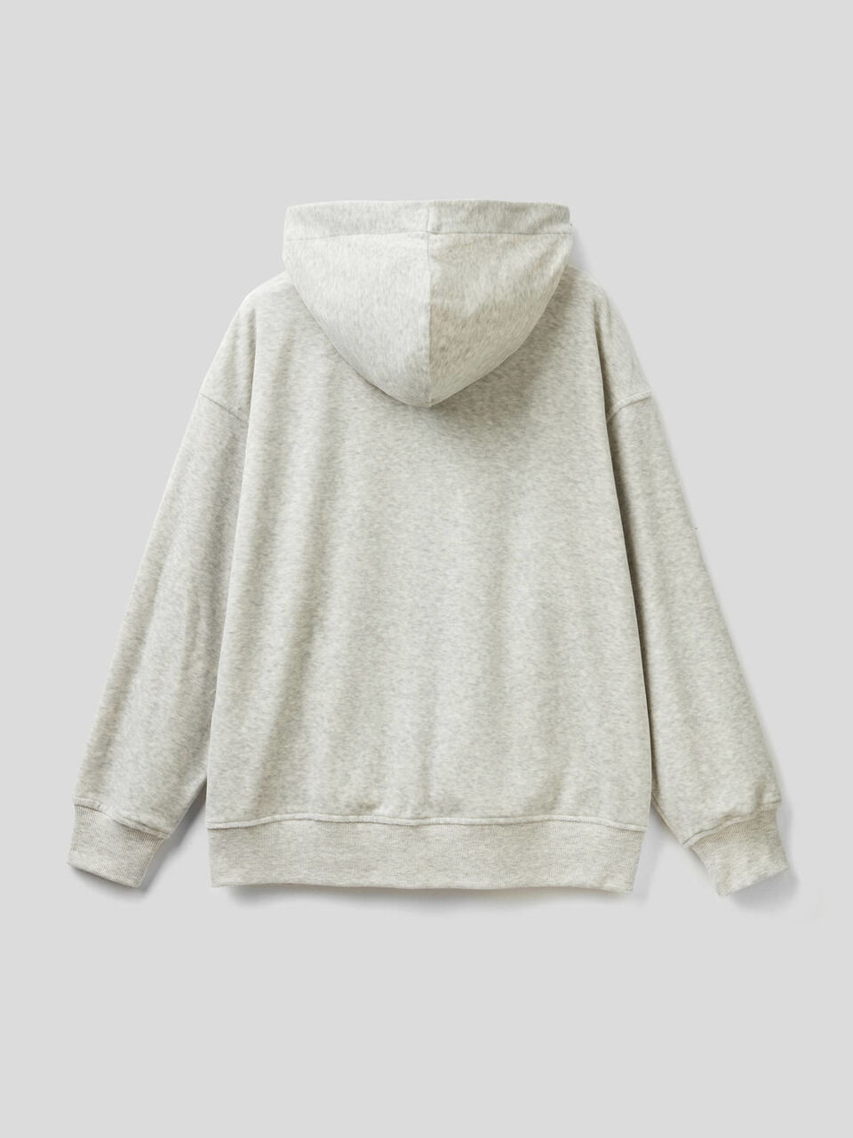 Sweatshirt with hood and lurex drawstring image number 2