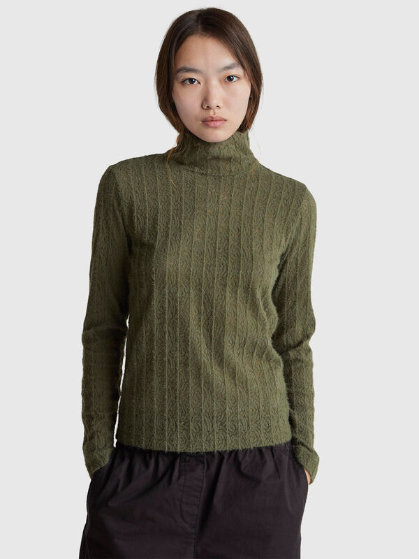 Slim fit lace blouse Women