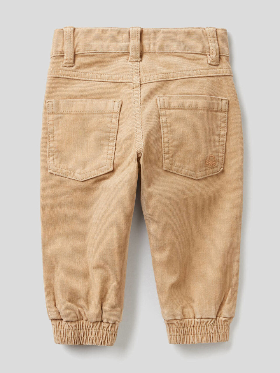 Stretch cotton velvet pants image number 2