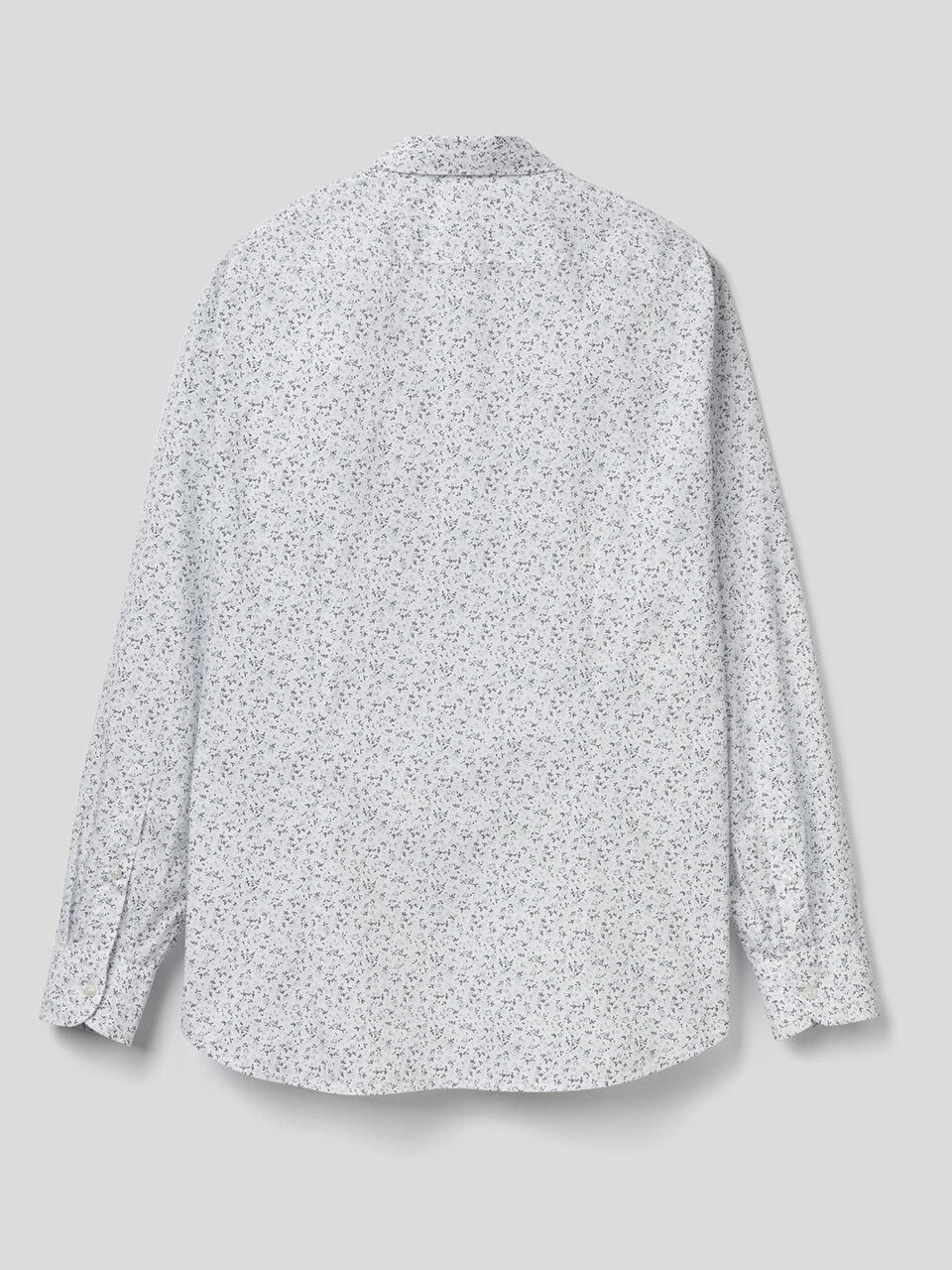 Patterned print slim fit shirt image number 2