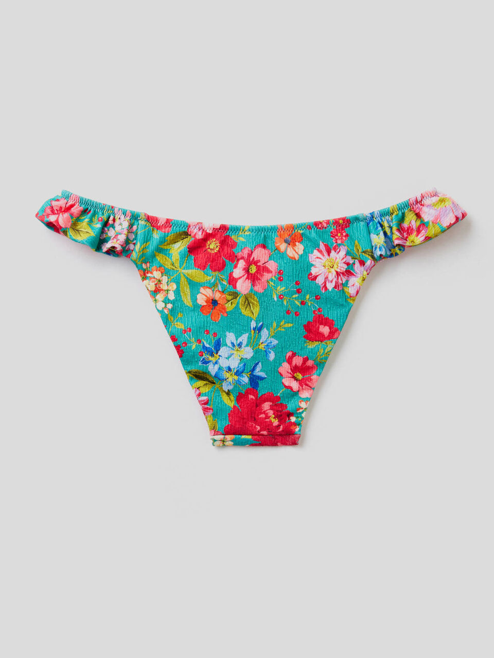 Patterned swim bottoms with frills image number 2