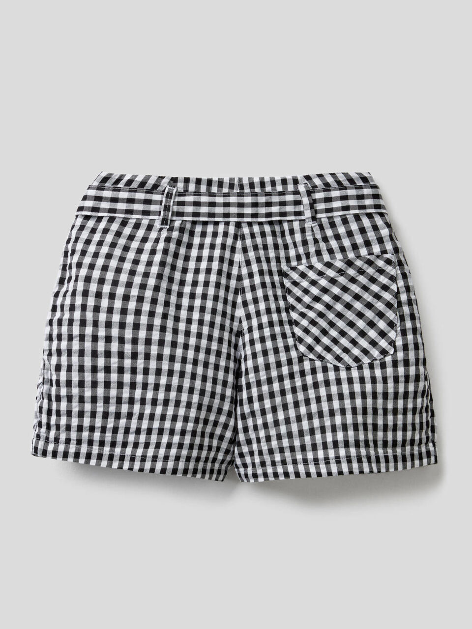 Vichy pattern shorts image number 2