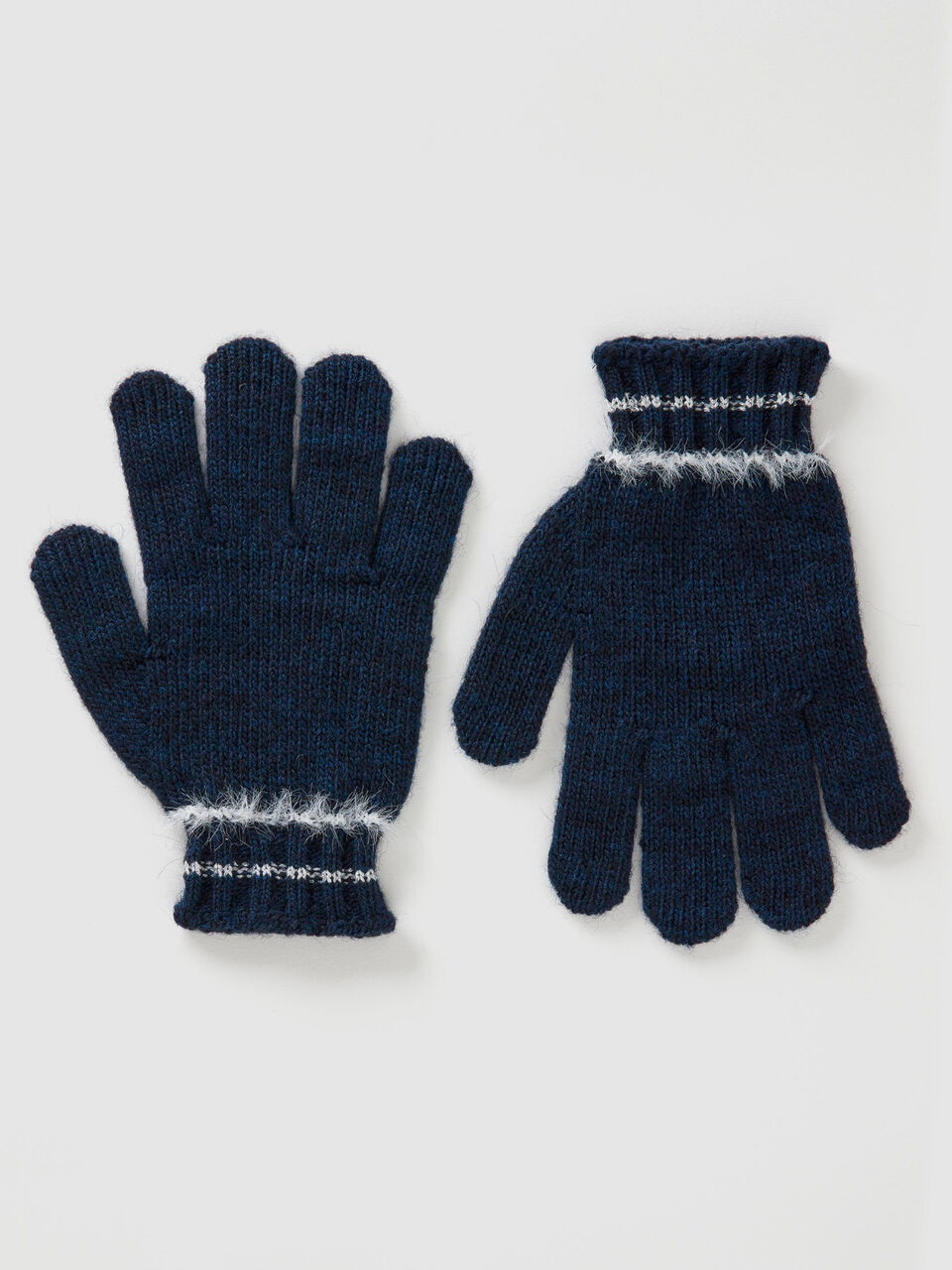 Gloves in wool and viscose image number 2