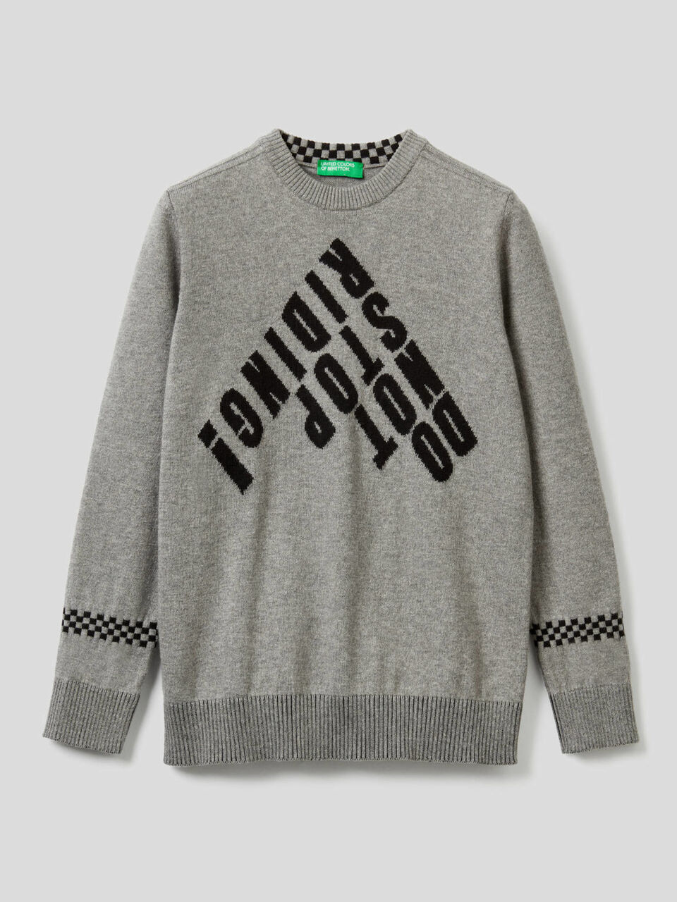 Sweater with inlay details image number 1