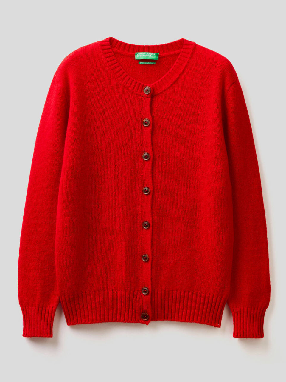 Cardigan in pure Shetland wool image number 1