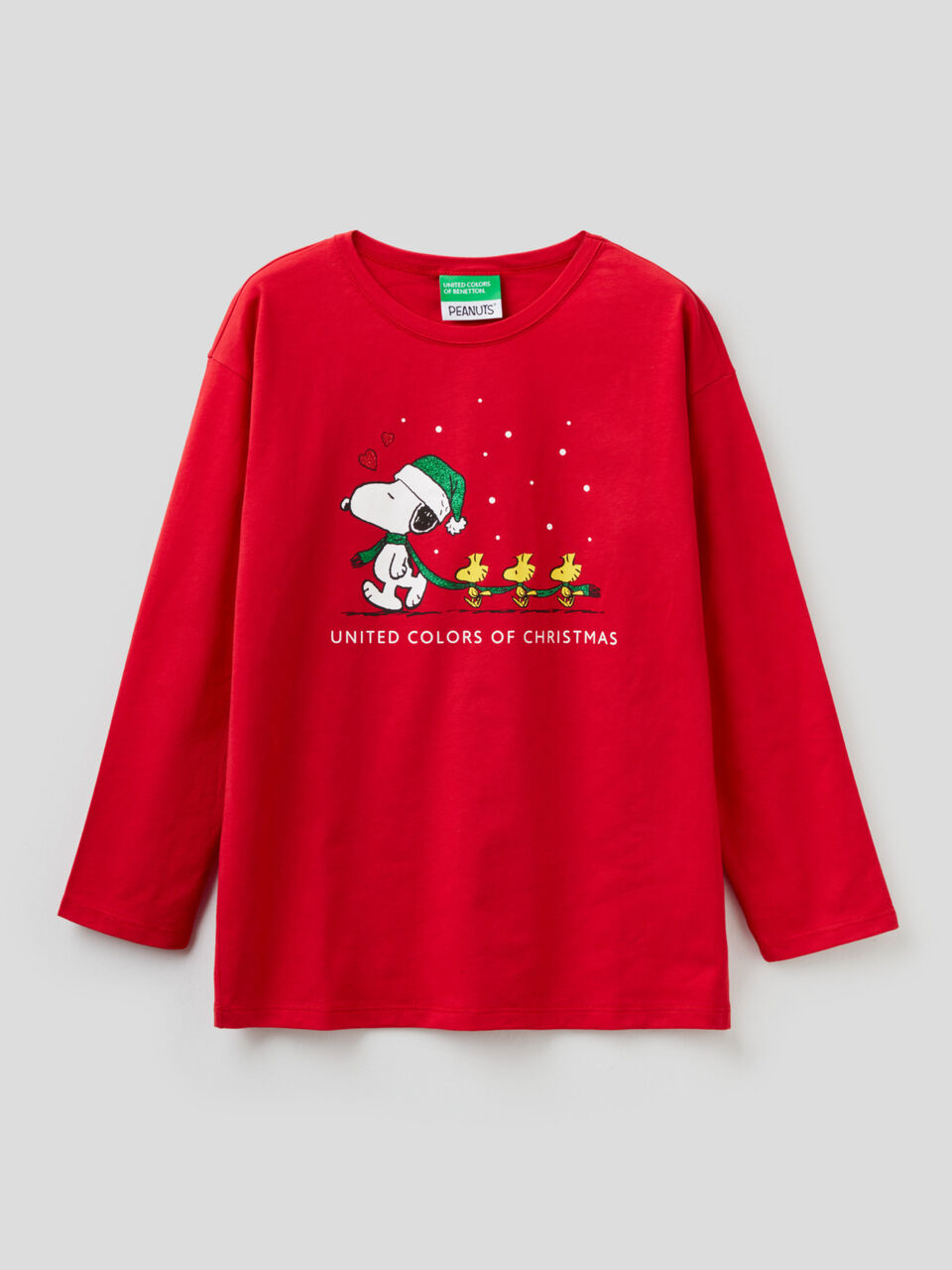 Peanuts Christmas style t-shirt image number 1