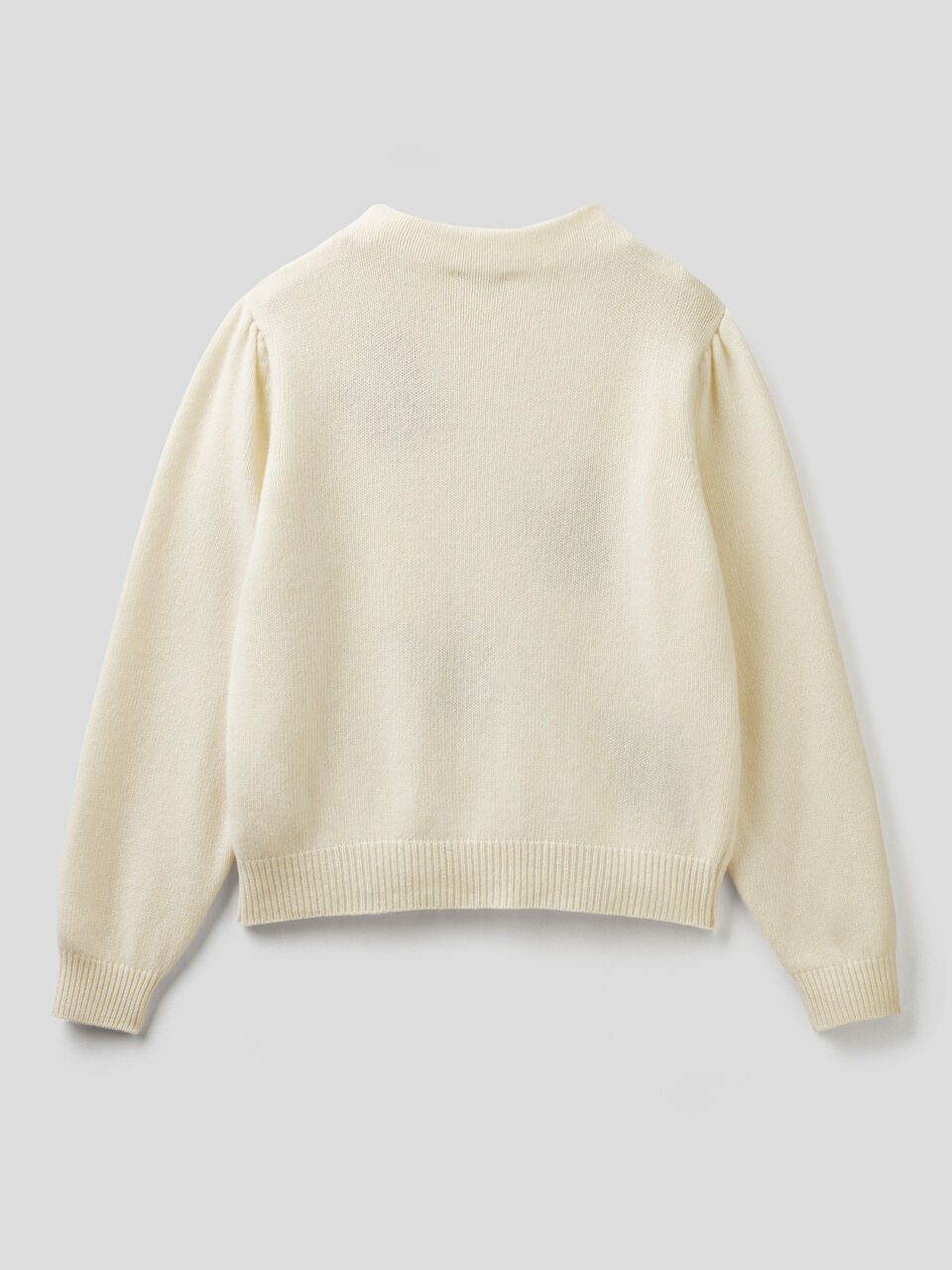 Sweater with inlaid text image number 2