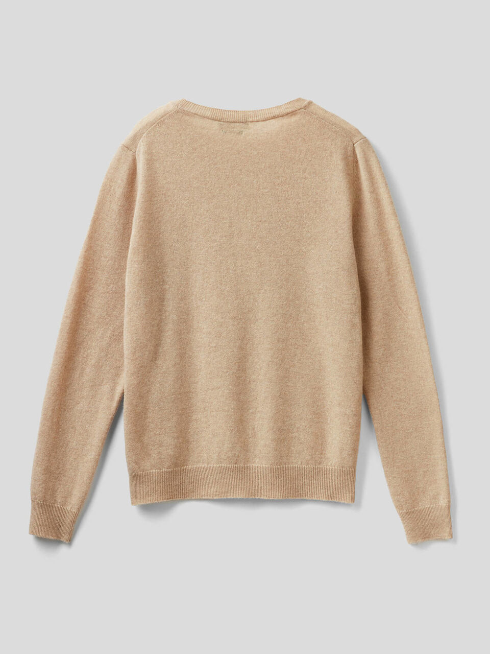Crew neck sweater in pure virgin wool image number 2