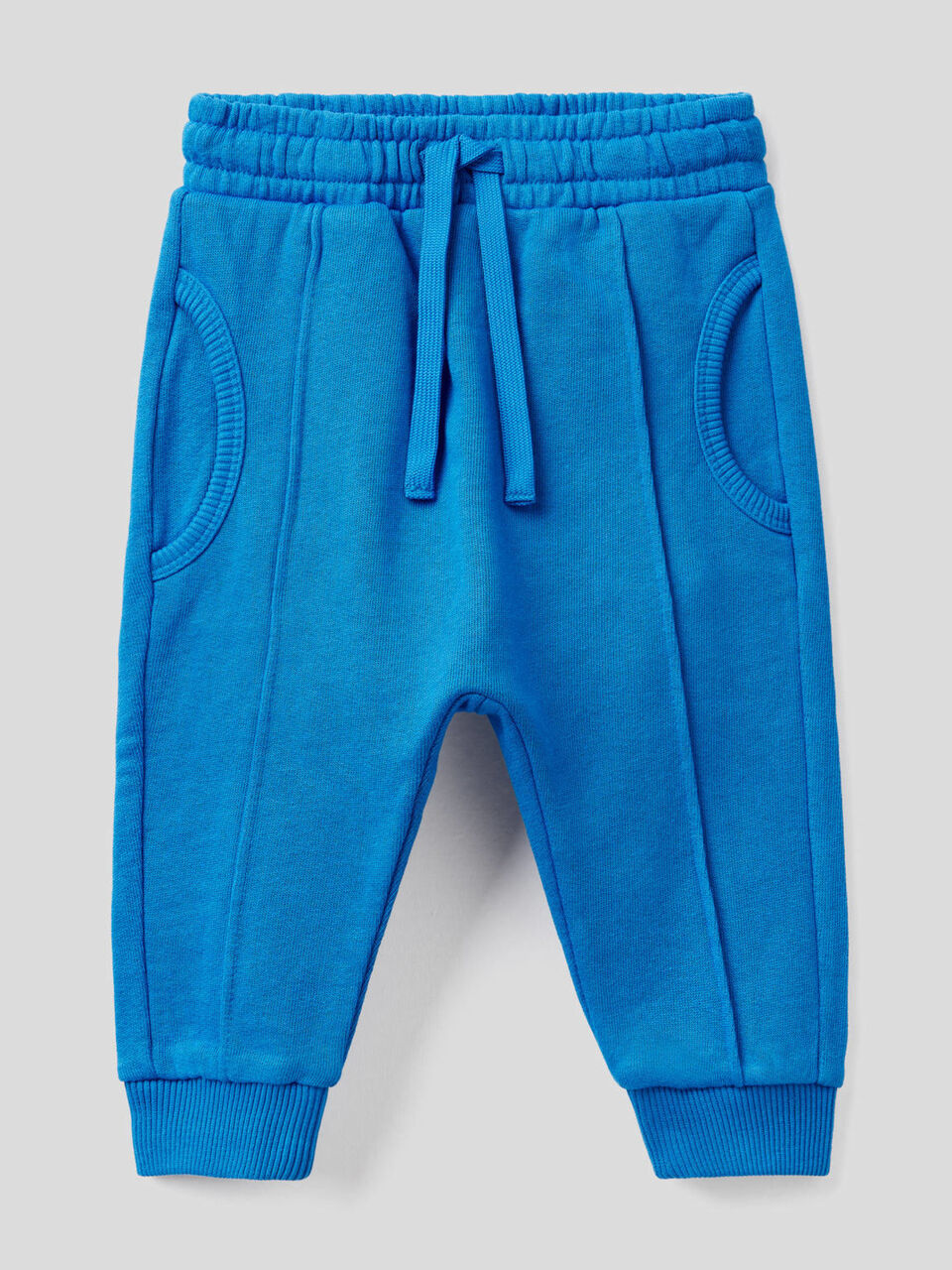 100% cotton sporty sweatpants image number 1