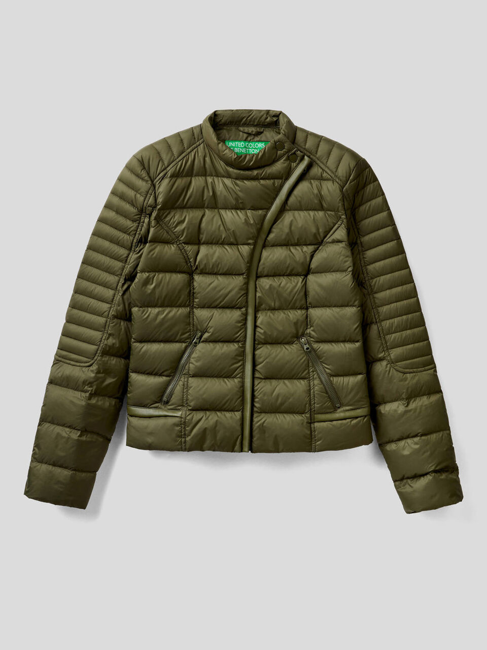 Biker cut padded jacket image number 1
