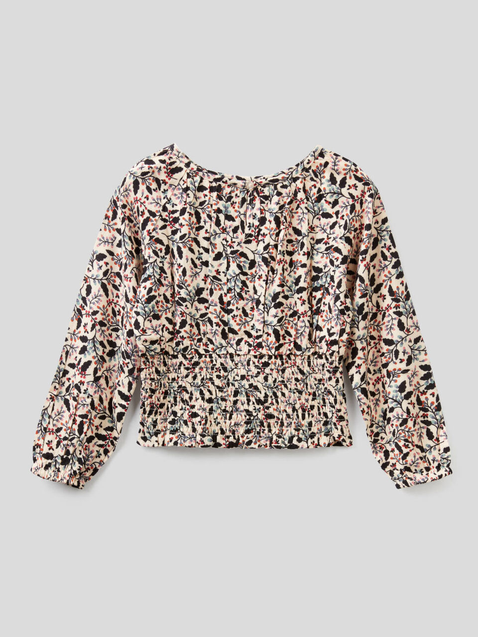 Patterned blouse in sustainable viscose image number 2