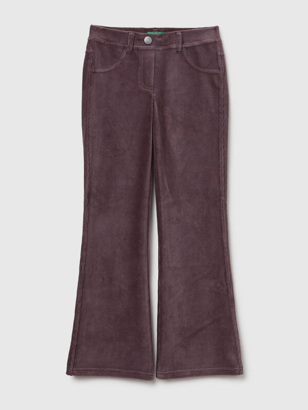 Flared chenille leggings Junior Girl