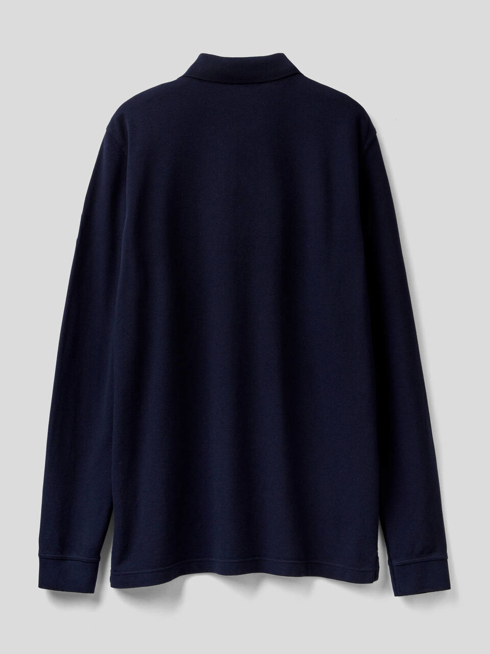 Long sleeve 100% cotton polo image number 2