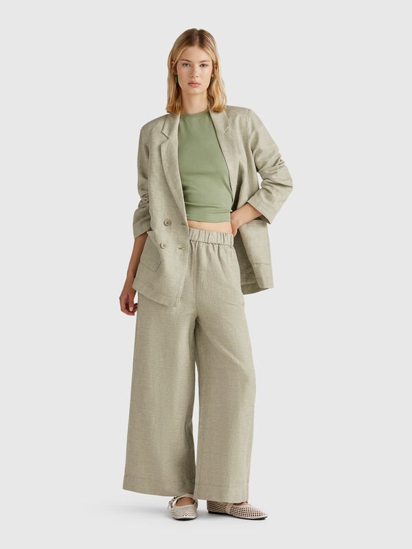 Trousers with wide leg Women