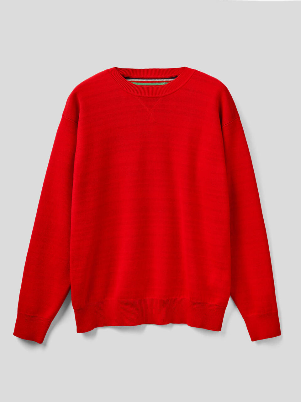 Reversible sweater in tricot cotton image number 1