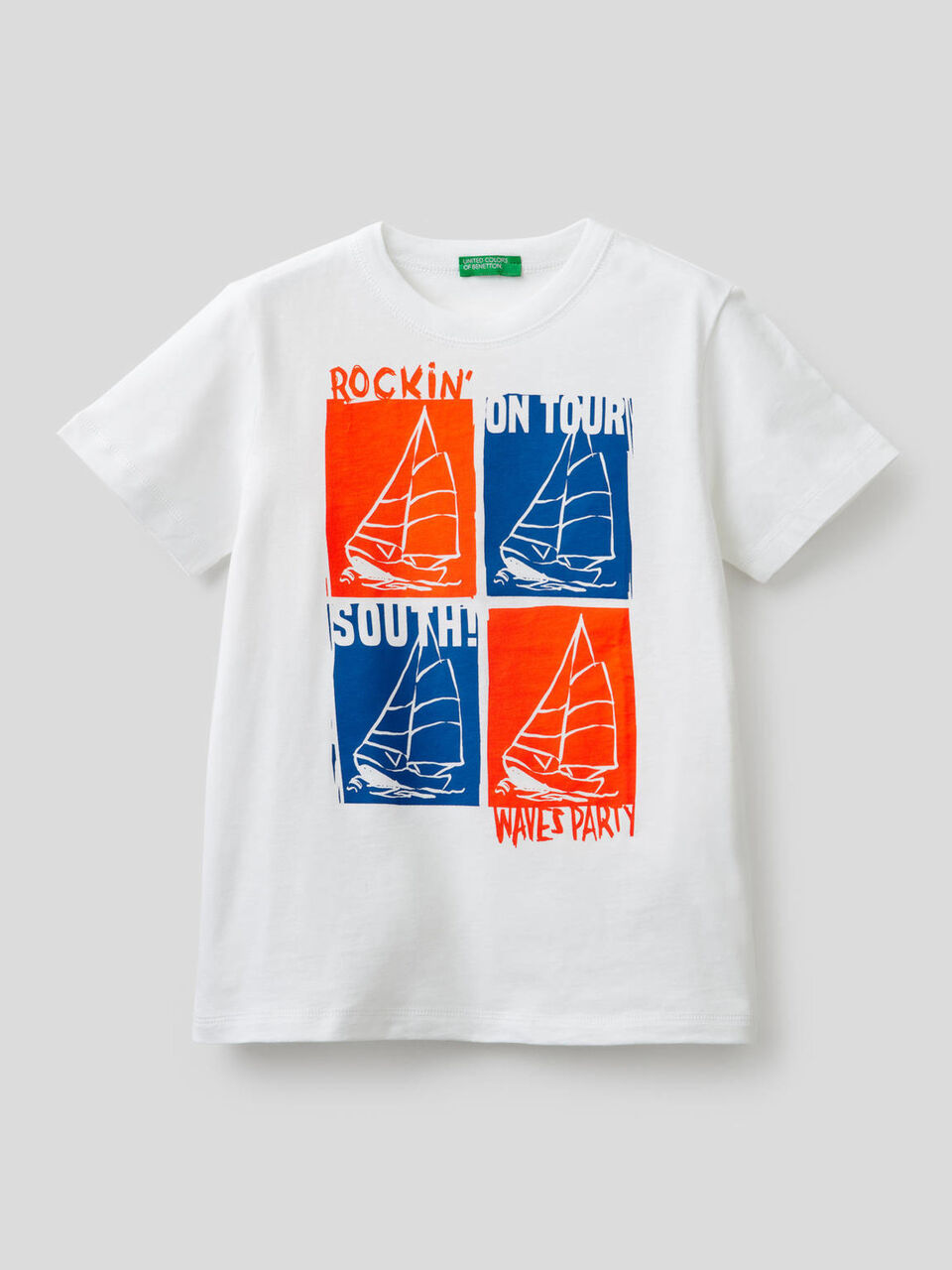 100% cotton t-shirt with print image number 1
