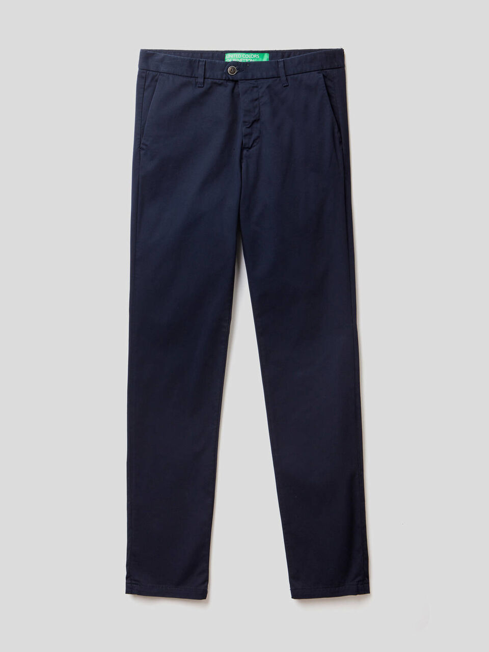 Slim fit cotton chinos image number 1
