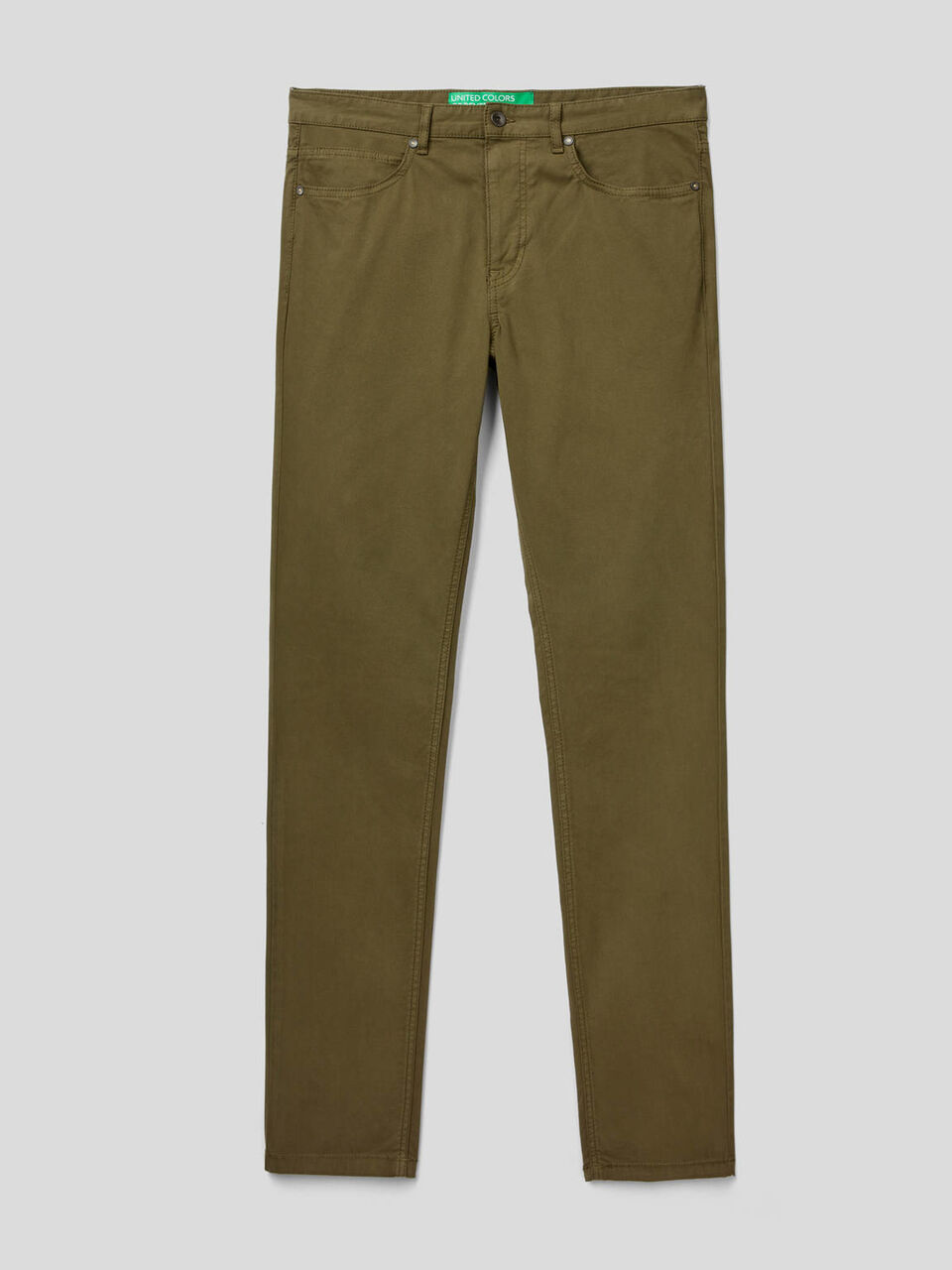 Five pocket trousers in stretch cotton image number 1