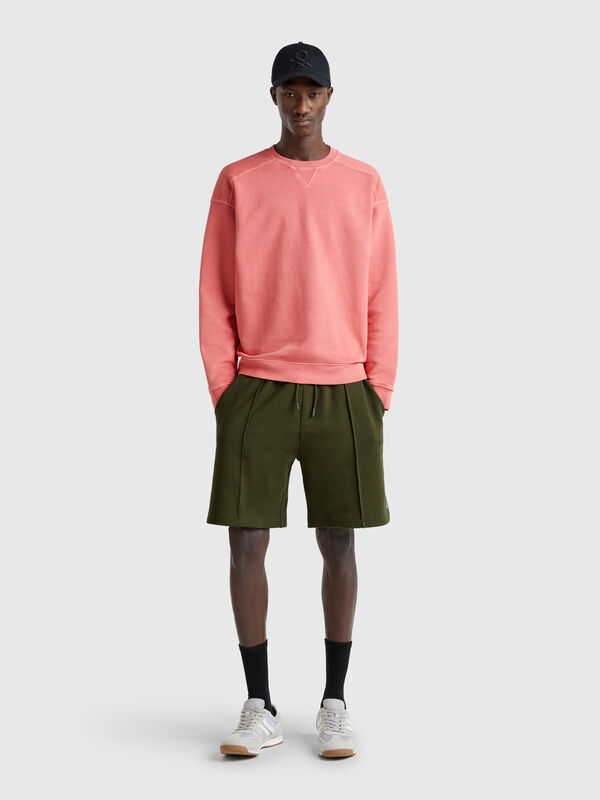Bermudas in cotton sweat Men