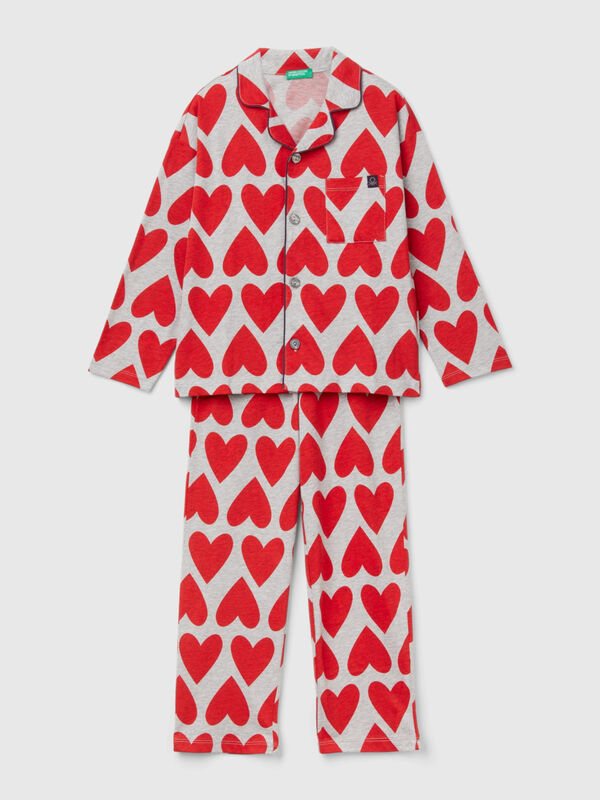 Pyjamas with heart print Junior Boy