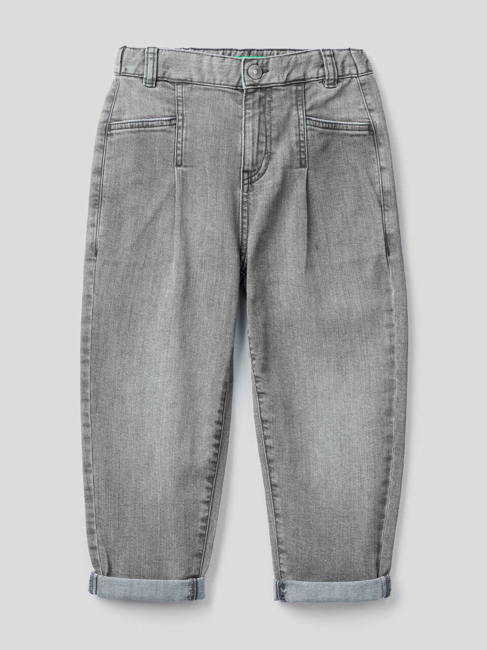 Slouchy jeans in stretch cotton image number 1
