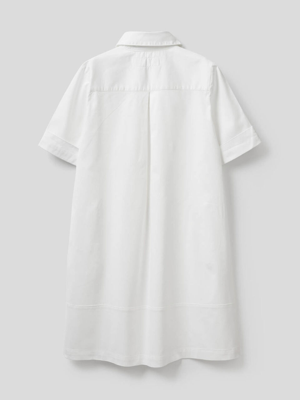 Flared dress in stretch cotton image number 2