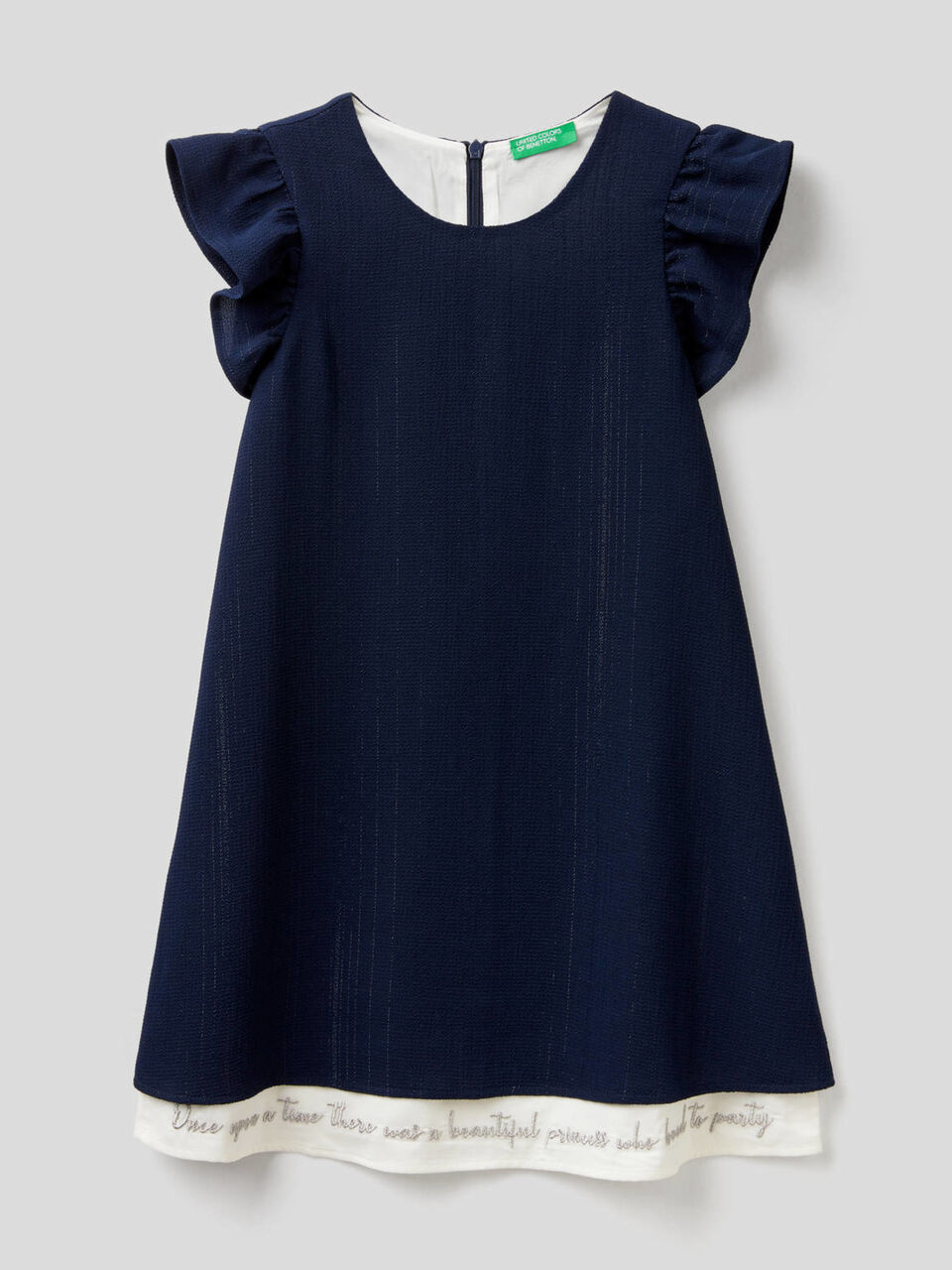 Elegant dress with cap sleeves image number 1