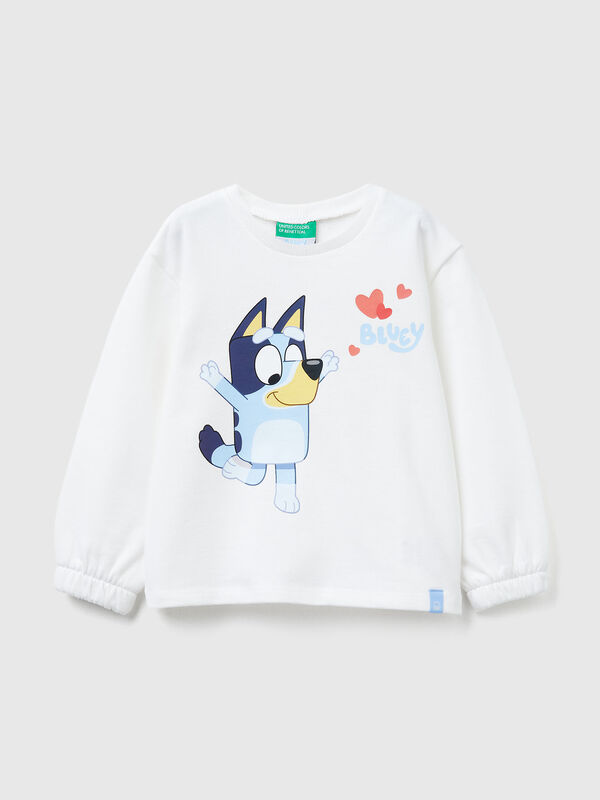 Sweatshirt with Bluey ©Ludo Studio print Junior Girl