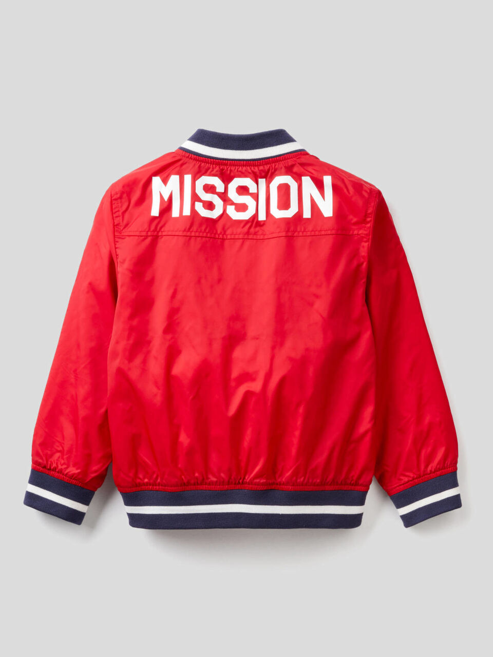 Varsity jacket in technical fabric image number 2