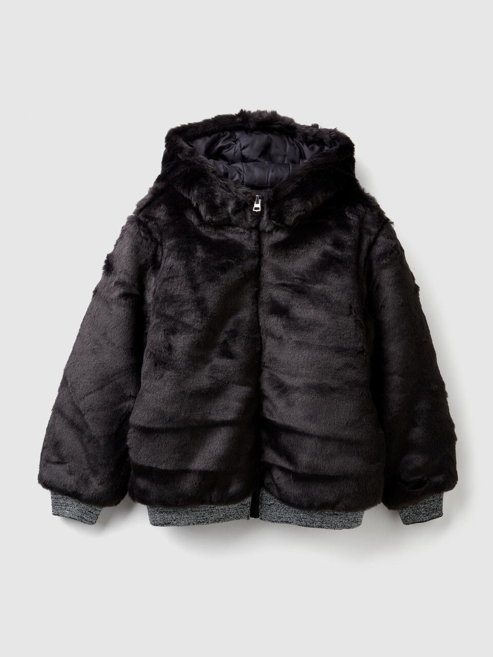 Jacket in synthetic fur image number 1