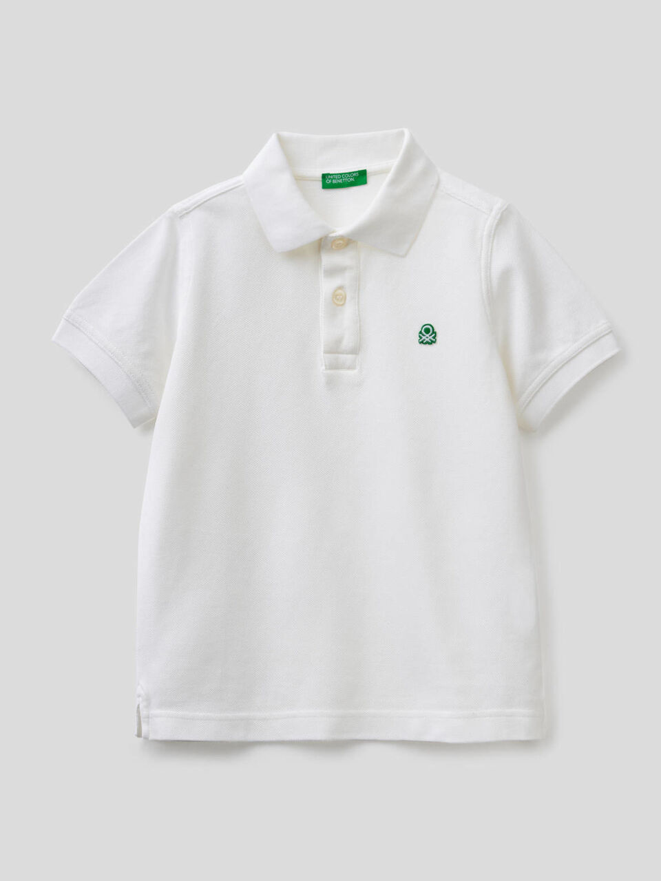 Polo in pure cotton pique image number 1