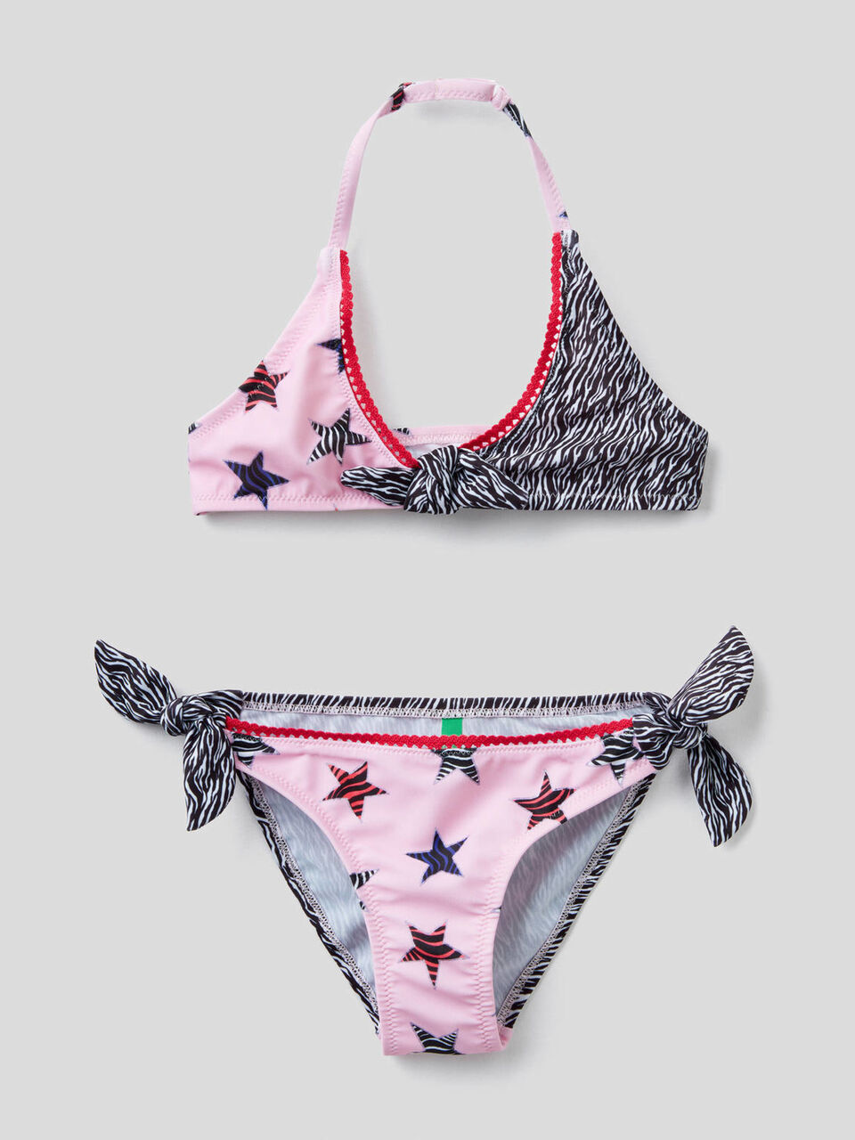 Bikini with pattern mix image number 1