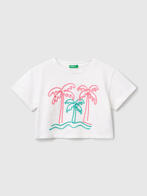 T-shirt with embroidery Junior Girl