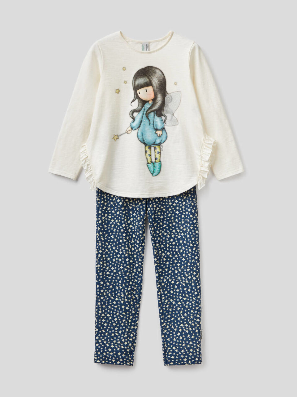 Long pyjamas with Gorjuss print image number 1