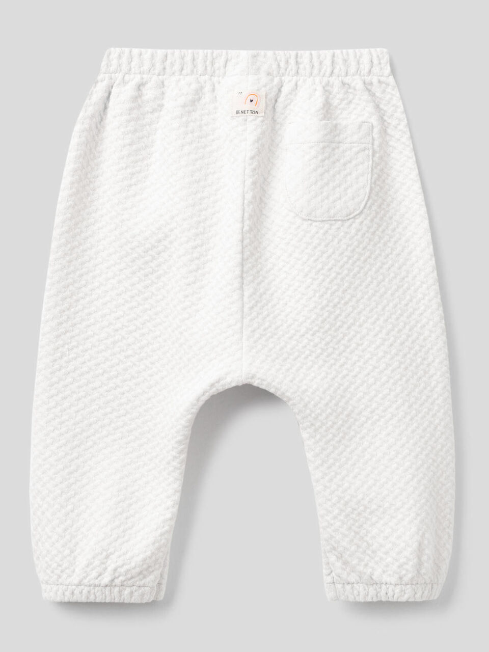 Trousers in knit stretch organic cotton image number 2