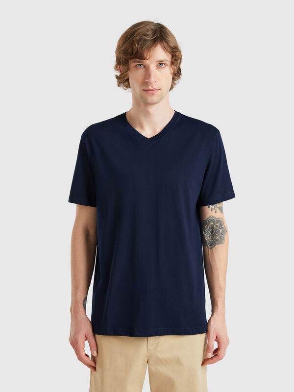 Long fiber cotton t-shirt Men