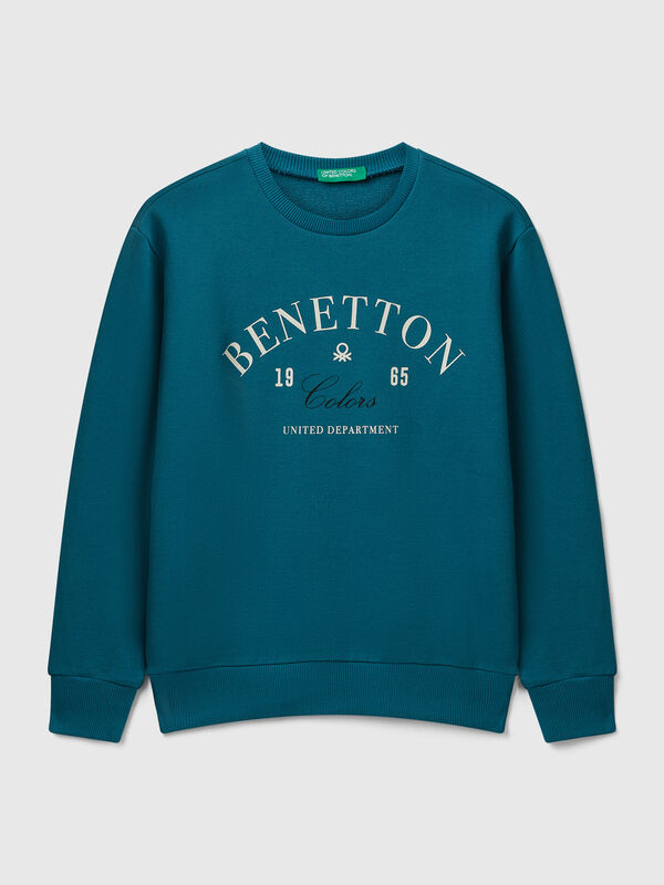 Cotton sweatshirt with logo Junior Boy