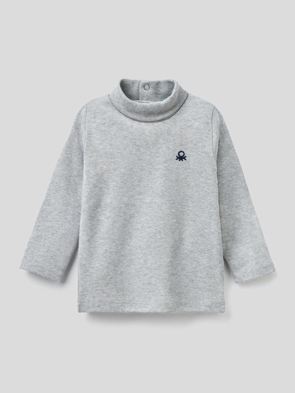 Long sleeve t-shirt with turtle neck image number 1