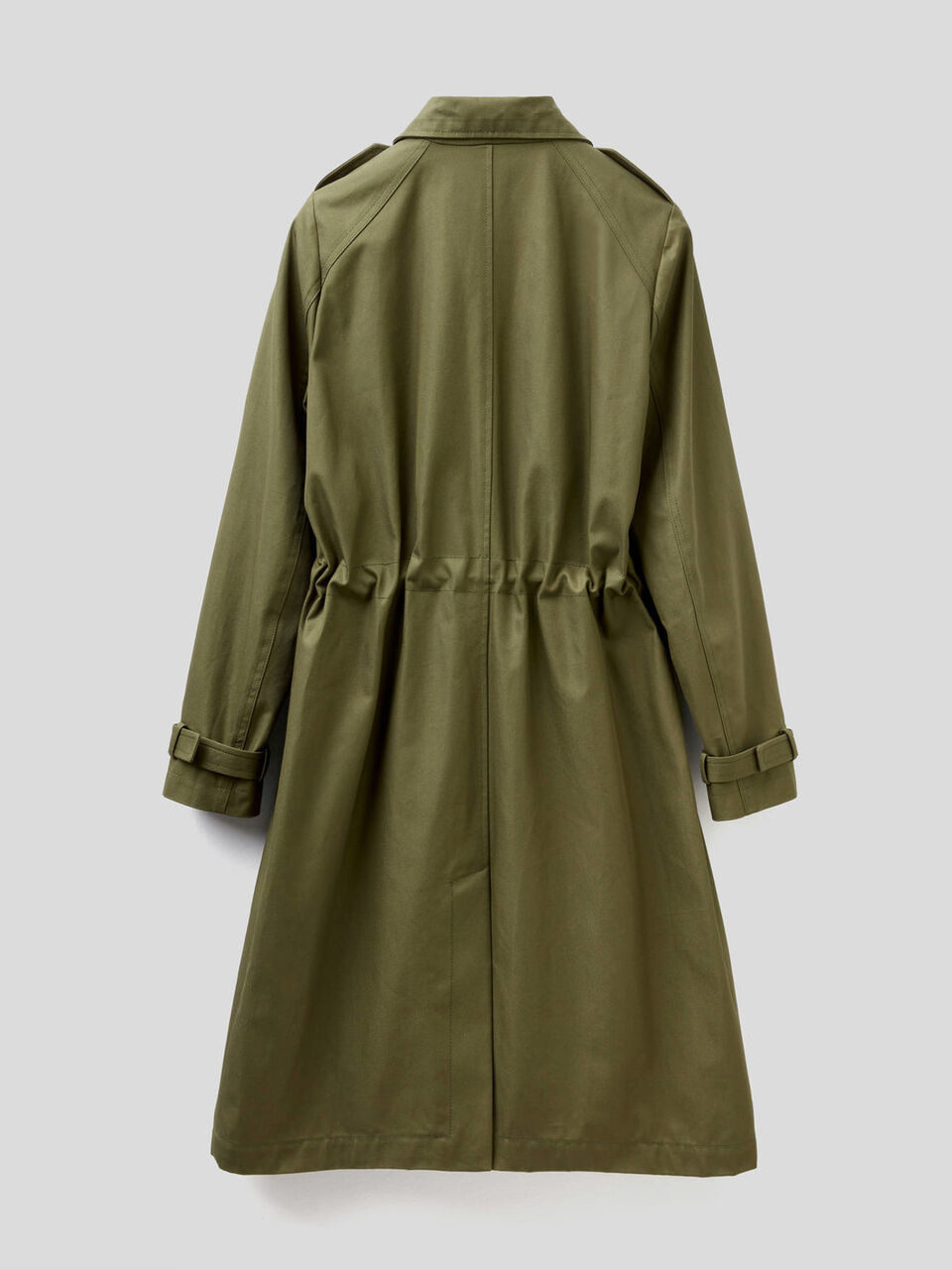 Duster coat with drawstring Women image number 2