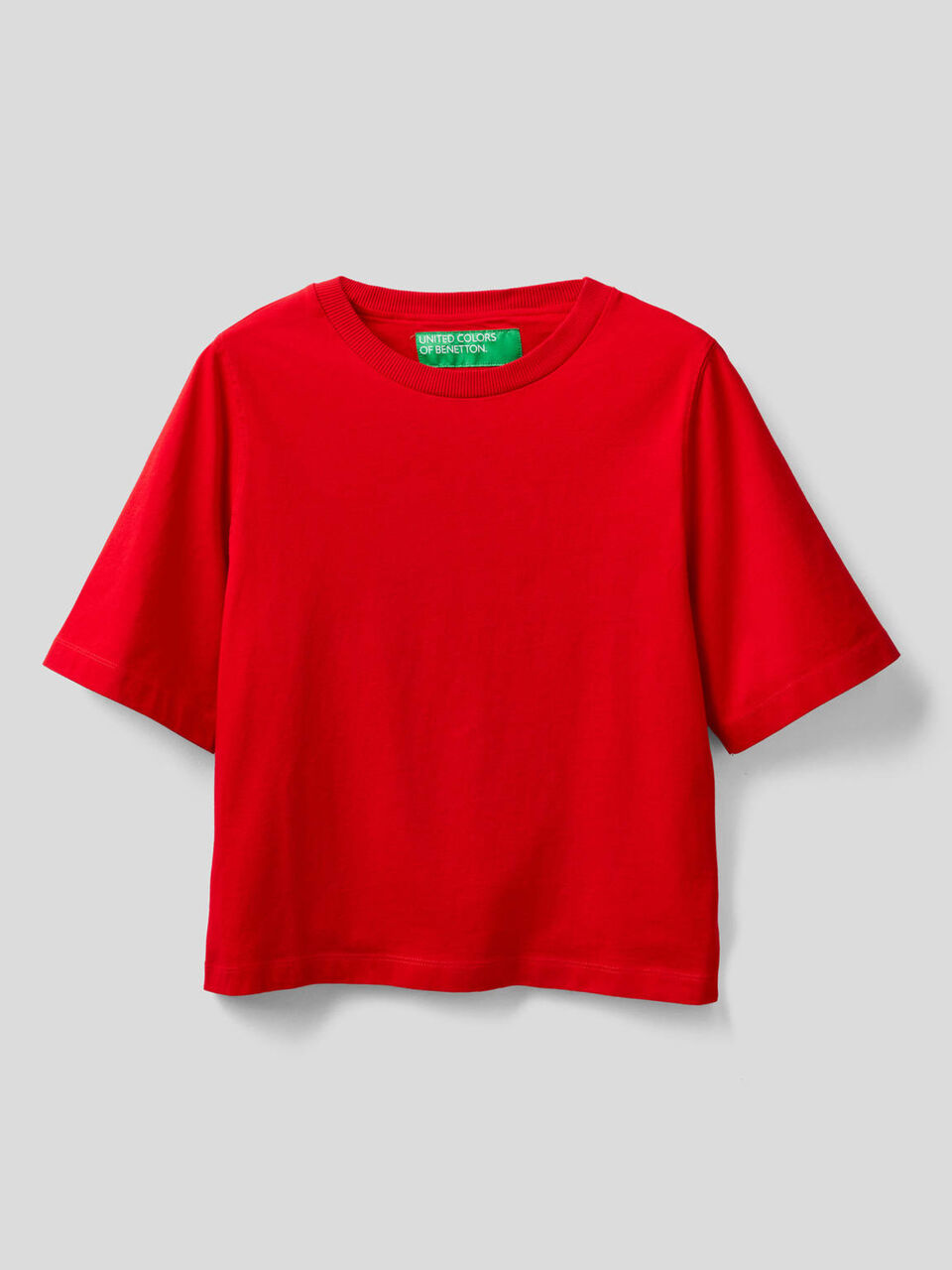 100% cotton boxy fit t-shirt image number 1