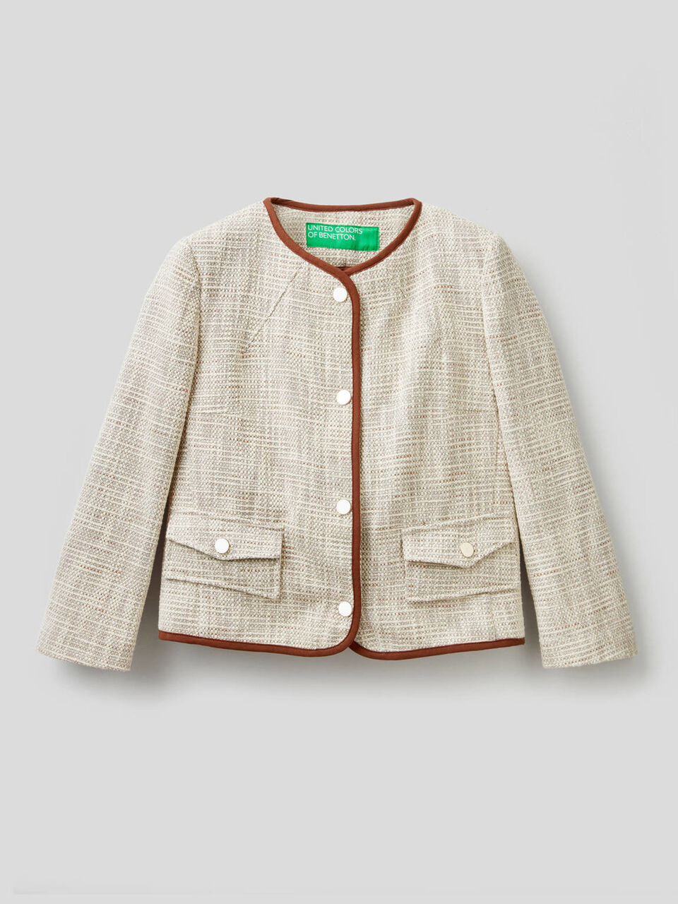 Jacket with clashing sides image number 1