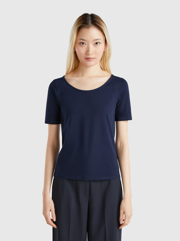Slim fit reversible t-shirt Women