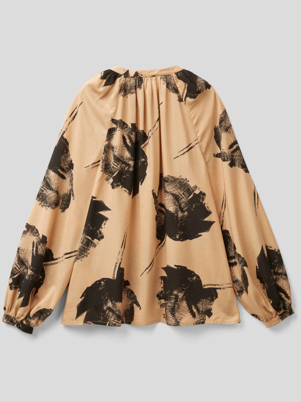 Pattern print blouse image number 2