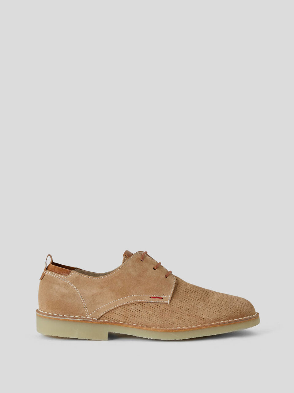 Lace-up shoes in genuine leather image number 1